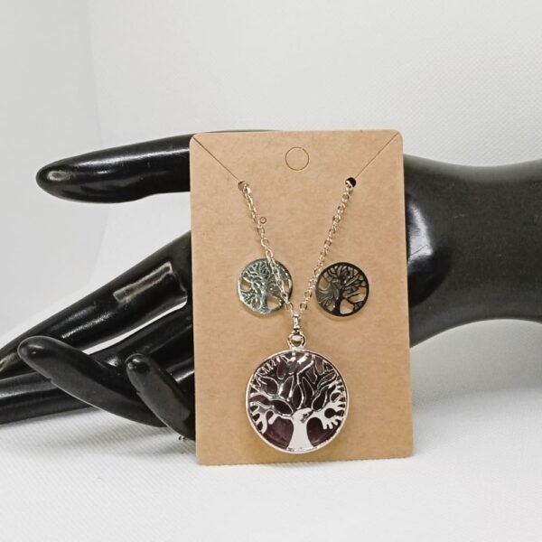 Conjunto de joyería de amatista